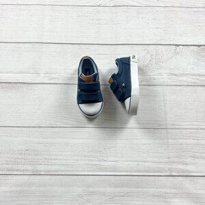 Nautica Toddler Boys Sneakers Navy Blue Hook and Loop Strap Casual Shoes 6